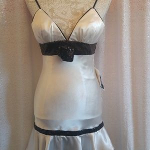 Black and white dress